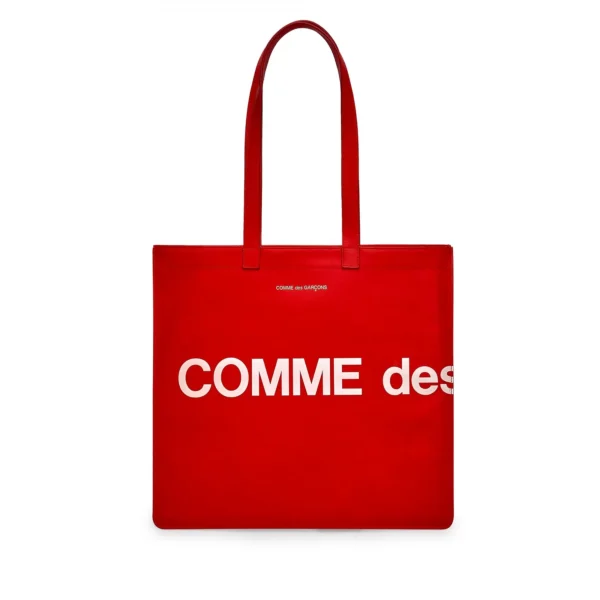 Comme des Garçons Logo Tote Bag (Red)